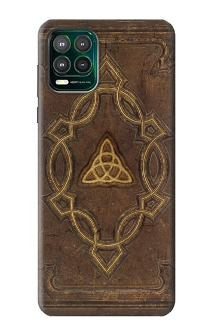 W3219 Spell Book Cover Hard Case and Leather Flip Case For Motorola Moto G Stylus 5G