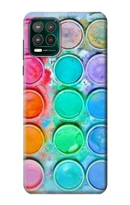 W3235 Watercolor Mixing Hard Case and Leather Flip Case For Motorola Moto G Stylus 5G