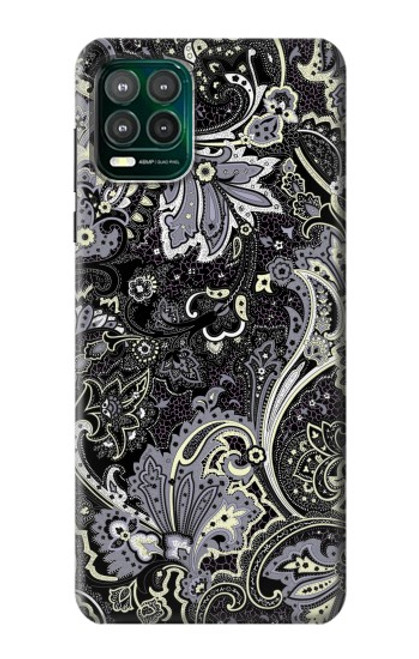 W3251 Batik Flower Pattern Hard Case and Leather Flip Case For Motorola Moto G Stylus 5G