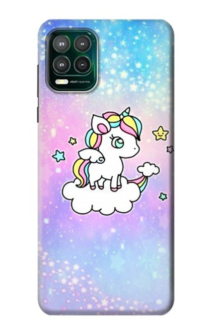 W3256 Cute Unicorn Cartoon Hard Case and Leather Flip Case For Motorola Moto G Stylus 5G