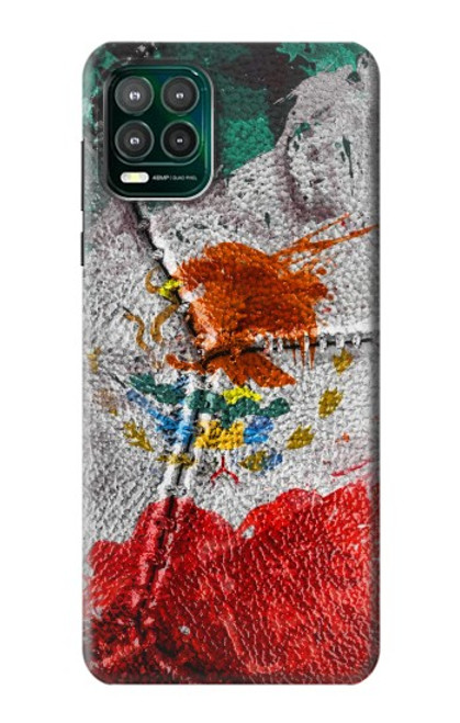 W3314 Mexico Flag Vinatage Football Graphic Hard Case and Leather Flip Case For Motorola Moto G Stylus 5G