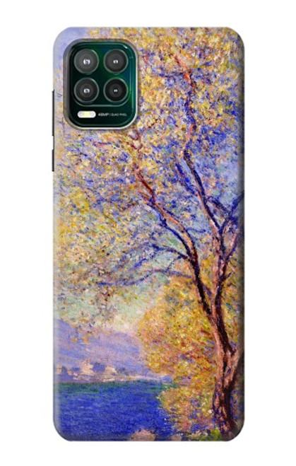 W3339 Claude Monet Antibes Seen from the Salis Gardens Hard Case and Leather Flip Case For Motorola Moto G Stylus 5G