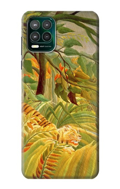 W3344 Henri Rousseau Tiger in a Tropical Storm Hard Case and Leather Flip Case For Motorola Moto G Stylus 5G