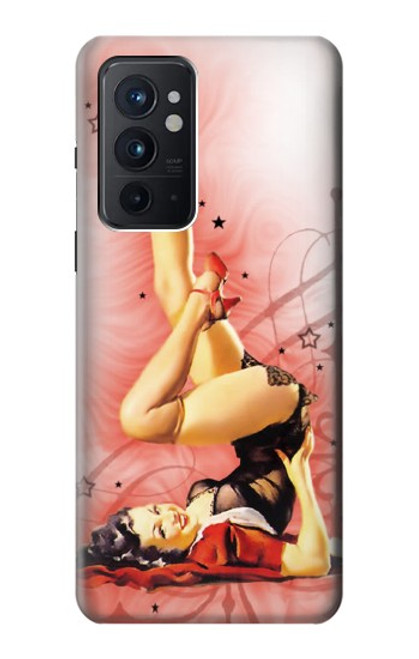 W1669 Pinup Girl Vintage Hard Case and Leather Flip Case For OnePlus 9RT 5G