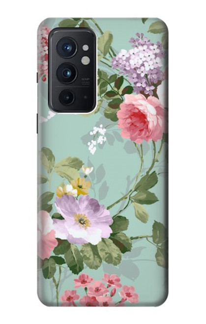 W2178 Flower Floral Art Painting Hard Case and Leather Flip Case For OnePlus 9RT 5G