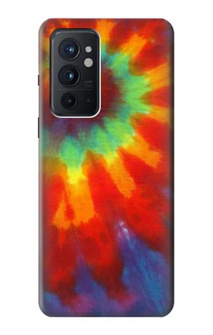 W2985 Colorful Tie Dye Texture Hard Case and Leather Flip Case For OnePlus 9RT 5G