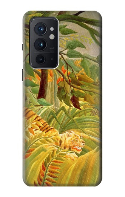 W3344 Henri Rousseau Tiger in a Tropical Storm Hard Case and Leather Flip Case For OnePlus 9RT 5G