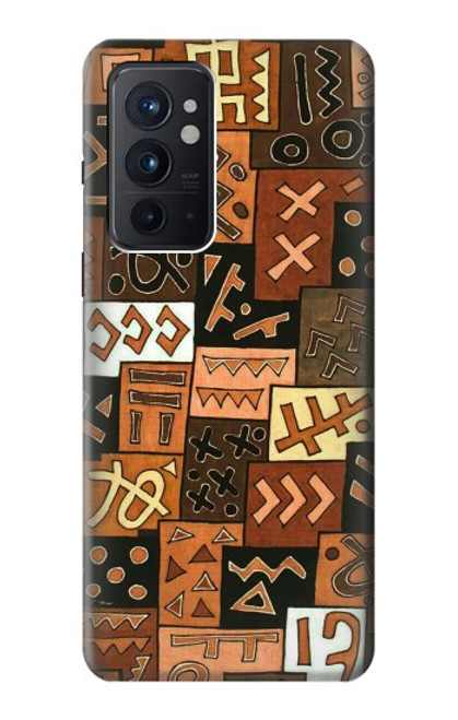 W3460 Mali Art Pattern Hard Case and Leather Flip Case For OnePlus 9RT 5G
