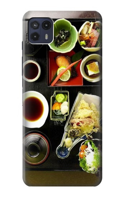 W0627 Japanese Food Hard Case and Leather Flip Case For Motorola Moto G50 5G [for G50 5G only. NOT for G50]