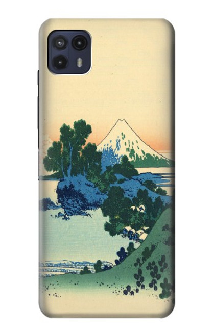 W2075 Katsushika Hokusai The Inume Pass in Kai Hard Case and Leather Flip Case For Motorola Moto G50 5G [for G50 5G only. NOT for G50]