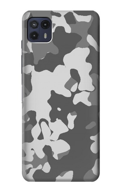 W2186 Gray Camo Camouflage Graphic Printed Hard Case and Leather Flip Case For Motorola Moto G50 5G [for G50 5G only. NOT for G50]