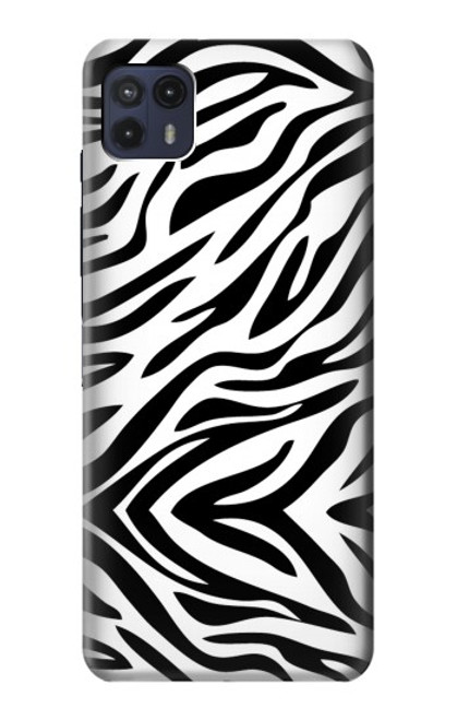 W3056 Zebra Skin Texture Graphic Printed Hard Case and Leather Flip Case For Motorola Moto G50 5G [for G50 5G only. NOT for G50]