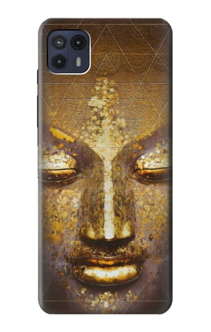 W3189 Magical Yantra Buddha Face Hard Case and Leather Flip Case For Motorola Moto G50 5G [for G50 5G only. NOT for G50]