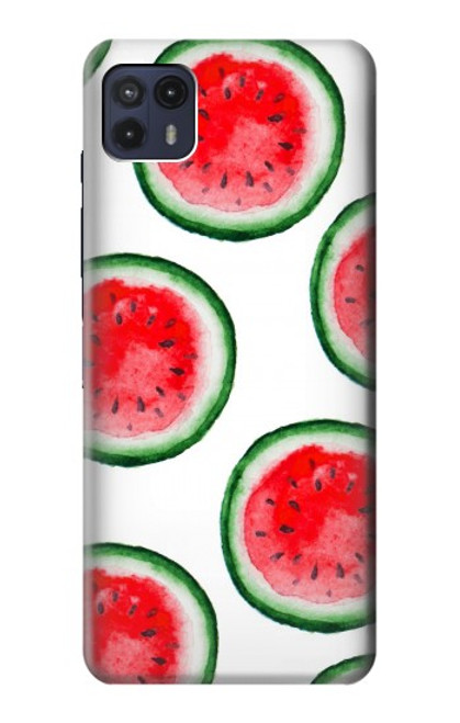 W3236 Watermelon Pattern Hard Case and Leather Flip Case For Motorola Moto G50 5G [for G50 5G only. NOT for G50]