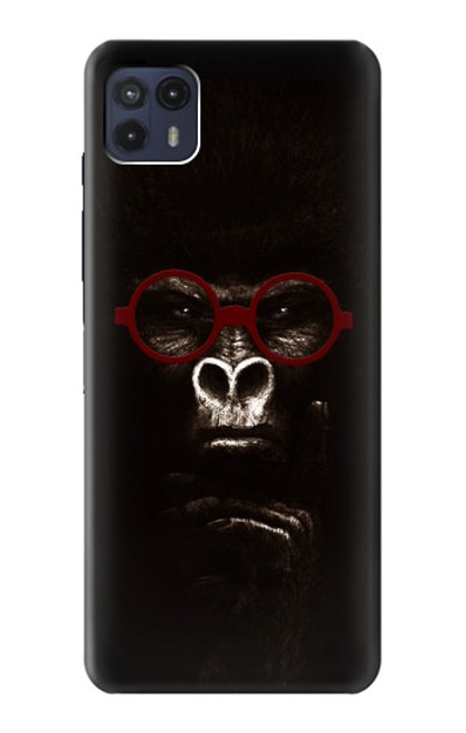 W3529 Thinking Gorilla Hard Case and Leather Flip Case For Motorola Moto G50 5G [for G50 5G only. NOT for G50]