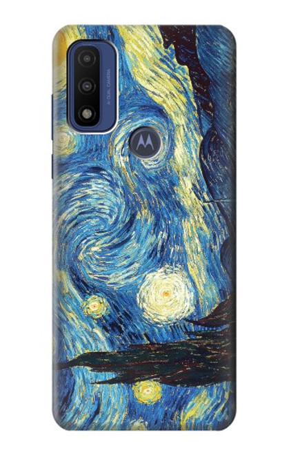 W0213 Van Gogh Starry Nights Hard Case and Leather Flip Case For Motorola G Pure