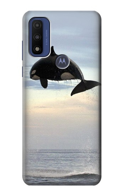 W1349 Killer whale Orca Hard Case and Leather Flip Case For Motorola G Pure