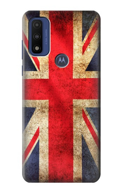 W2303 British UK Vintage Flag Hard Case and Leather Flip Case For Motorola G Pure