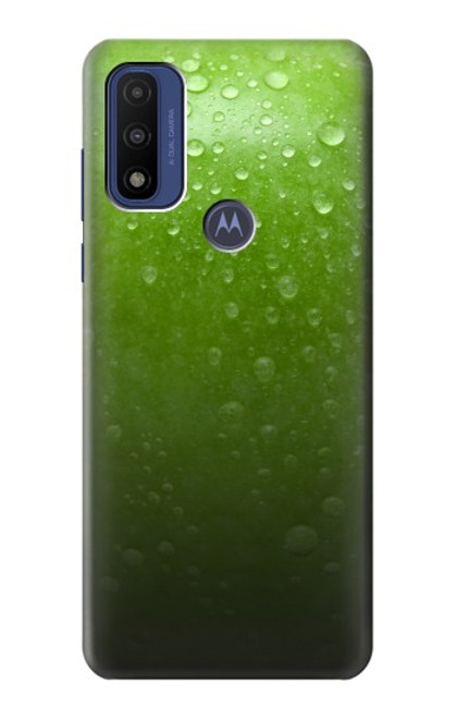 W2475 Green Apple Texture Seamless Hard Case and Leather Flip Case For Motorola G Pure