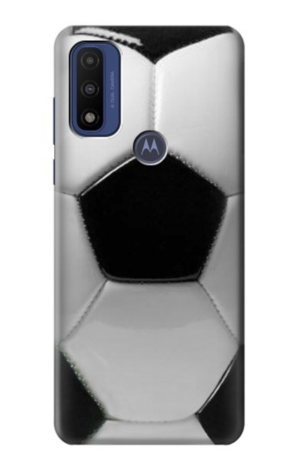 W2964 Football Soccer Ball Hard Case and Leather Flip Case For Motorola G Pure