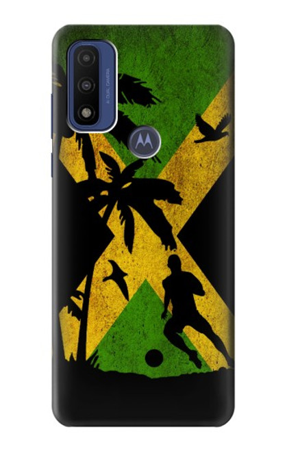 W2975 Jamaica Football Soccer Hard Case and Leather Flip Case For Motorola G Pure