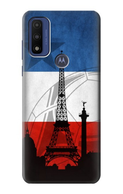 W2980 France Football Soccer Hard Case and Leather Flip Case For Motorola G Pure