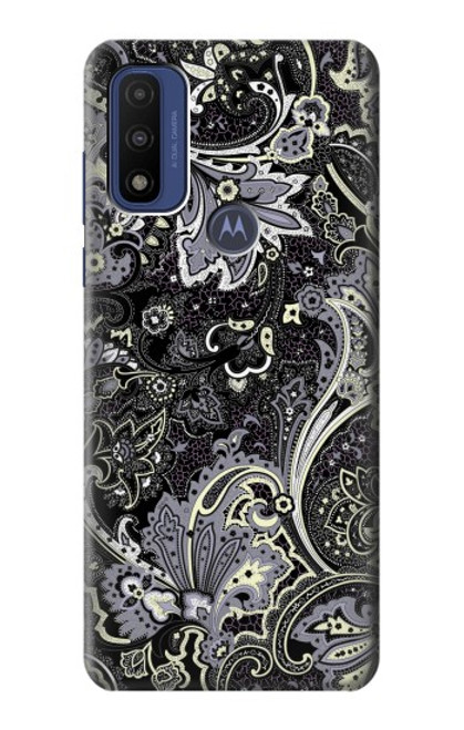 W3251 Batik Flower Pattern Hard Case and Leather Flip Case For Motorola G Pure