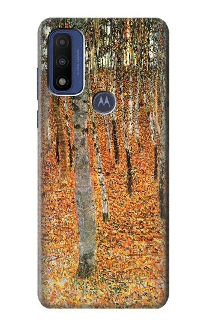 W3380 Gustav Klimt Birch Forest Hard Case and Leather Flip Case For Motorola G Pure