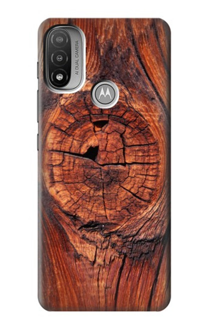 W0603 Wood Graphic Printed Hard Case and Leather Flip Case For Motorola Moto E20,E30,E40