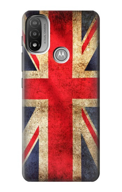 W2303 British UK Vintage Flag Hard Case and Leather Flip Case For Motorola Moto E20,E30,E40