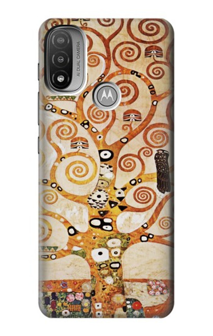 W2723 The Tree of Life Gustav Klimt Hard Case and Leather Flip Case For Motorola Moto E20,E30,E40