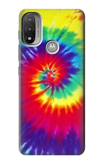 W2884 Tie Dye Swirl Color Hard Case and Leather Flip Case For Motorola Moto E20,E30,E40