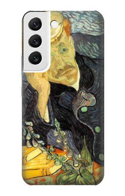 W0212 Van Gogh Portrait of Dr. Gachet Hard Case and Leather Flip Case For Samsung Galaxy S22