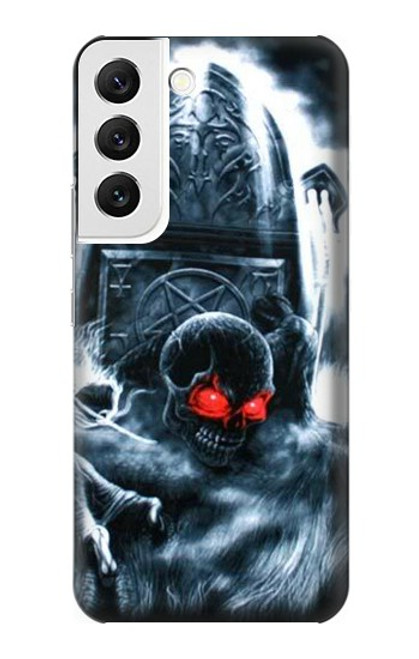 W0297 Zombie Dead Man Hard Case and Leather Flip Case For Samsung Galaxy S22