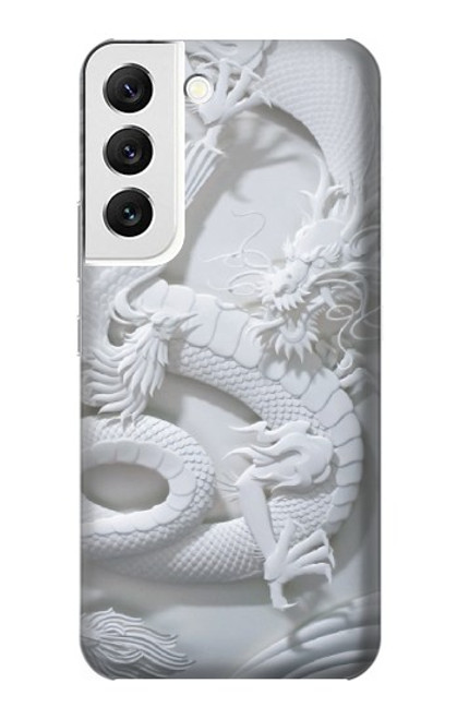 W0386 Dragon Carving Hard Case and Leather Flip Case For Samsung Galaxy S22