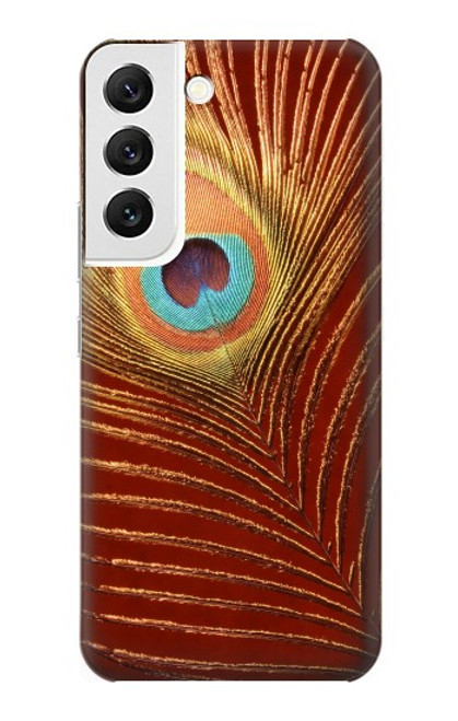 W0512 Peacock Hard Case and Leather Flip Case For Samsung Galaxy S22