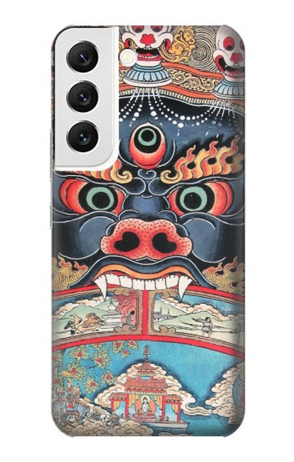 W0572 Tibet Art Hard Case and Leather Flip Case For Samsung Galaxy S22