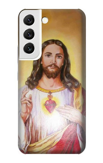 W0798 Jesus Hard Case and Leather Flip Case For Samsung Galaxy S22