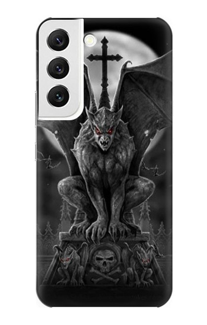 W0850 Gargoyle Devil Demon Hard Case and Leather Flip Case For Samsung Galaxy S22