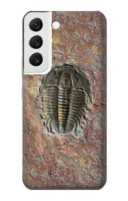 W1454 Trilobite Fossil Hard Case and Leather Flip Case For Samsung Galaxy S22