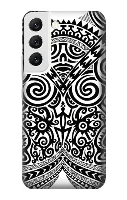 W1655 Maori Tattoo Hard Case and Leather Flip Case For Samsung Galaxy S22