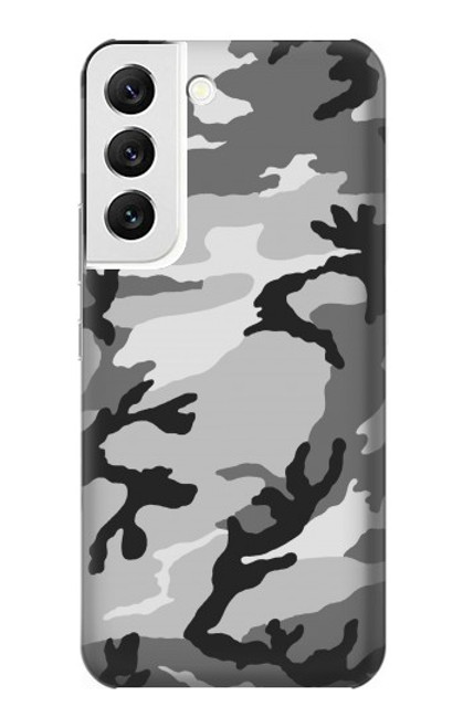 W1721 Snow Camouflage Graphic Printed Hard Case and Leather Flip Case For Samsung Galaxy S22