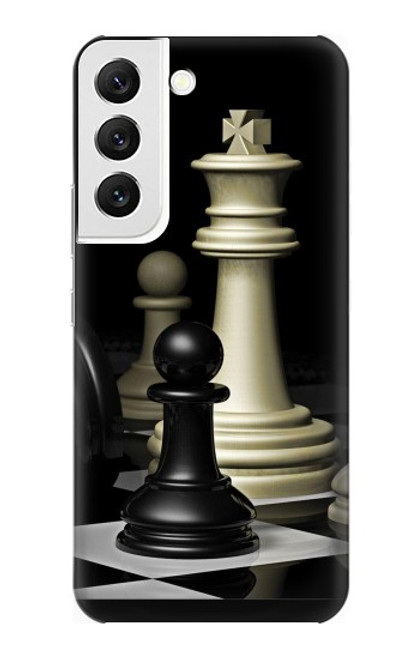 W2262 Chess King Hard Case and Leather Flip Case For Samsung Galaxy S22