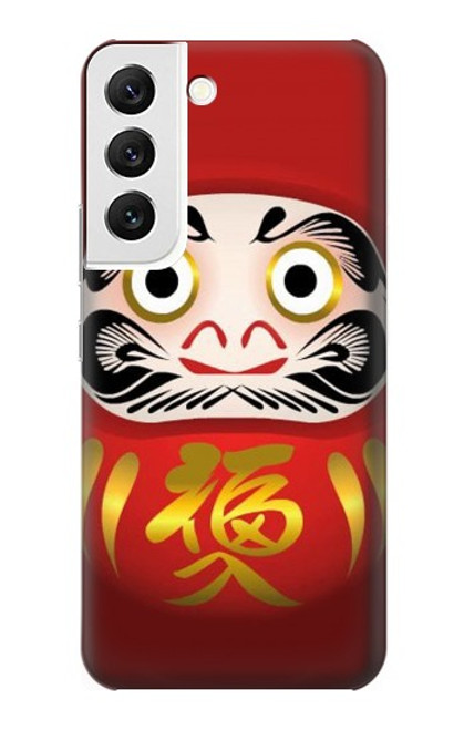 W2839 Japan Daruma Doll Hard Case and Leather Flip Case For Samsung Galaxy S22