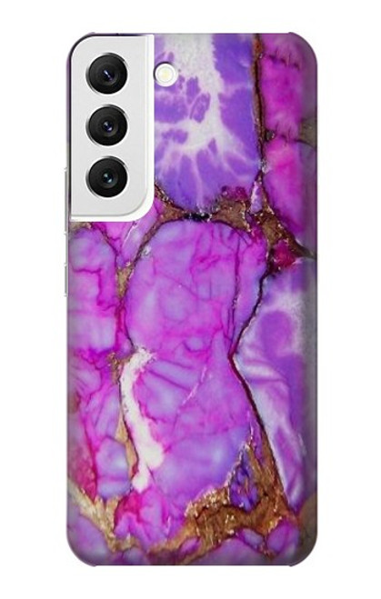 W2907 Purple Turquoise Stone Hard Case and Leather Flip Case For Samsung Galaxy S22