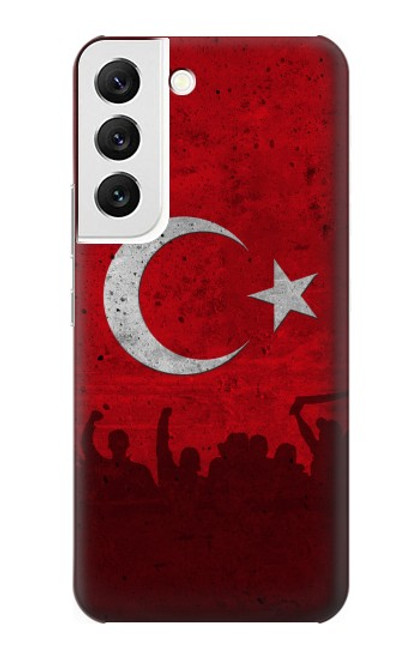 W2991 Turkey Football Soccer Hard Case and Leather Flip Case For Samsung Galaxy S22