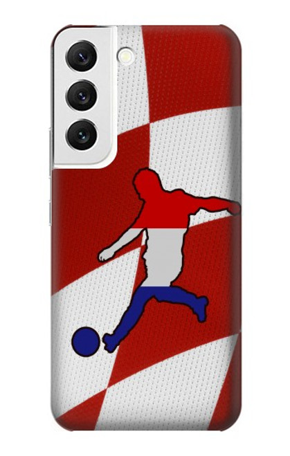 W2993 Croatia Football Soccer Hard Case and Leather Flip Case For Samsung Galaxy S22