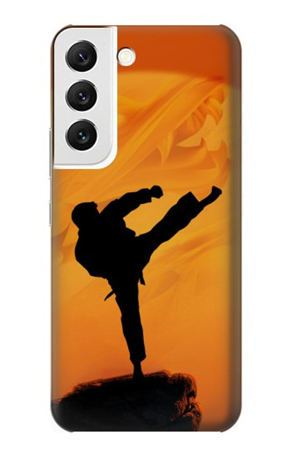 W3024 Kung Fu Karate Fighter Hard Case and Leather Flip Case For Samsung Galaxy S22