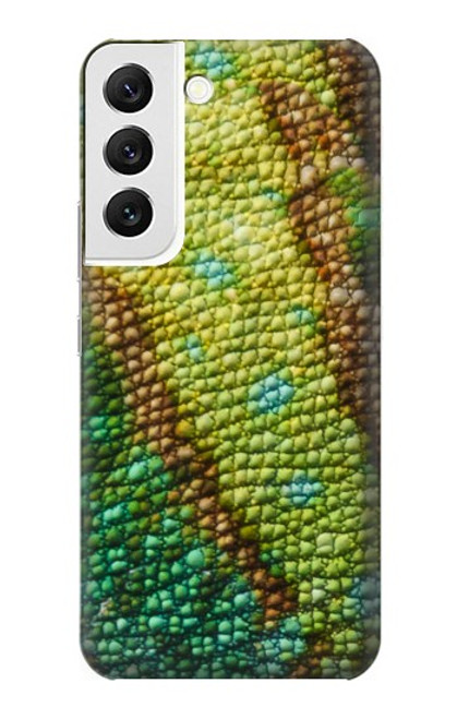 W3057 Lizard Skin Graphic Printed Hard Case and Leather Flip Case For Samsung Galaxy S22