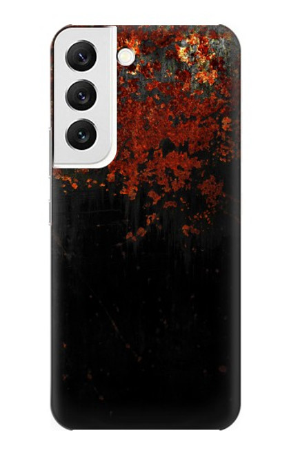 W3071 Rusted Metal Texture Graphic Hard Case and Leather Flip Case For Samsung Galaxy S22